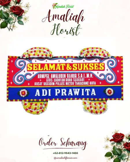 Papan Bunga Ucapan Selamat Sekar