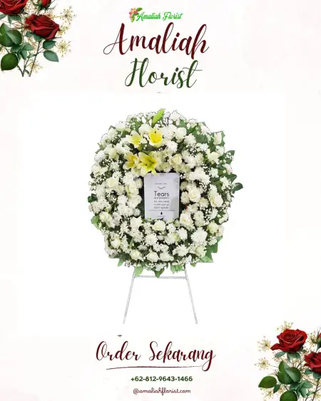 Krans Bunga Duka Sekar